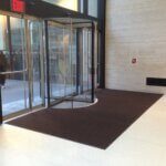Super Beber cut for revolving door