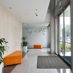 WaterHog Max Herringbone -in place – classic border – grey ash – website