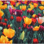 Prestige Waffle logo mat tulips web