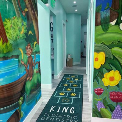 King Pediatric Dentistry 3x12 ColorStar Impressions HD Logo Mat